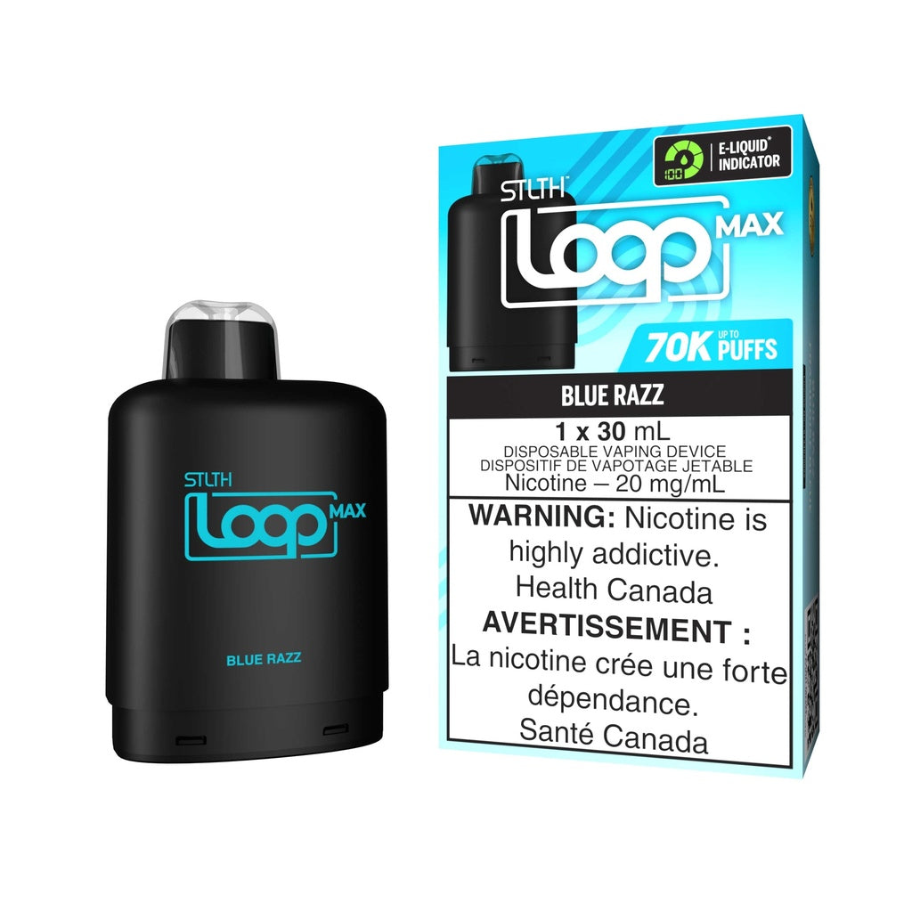 STLTH LOOP MAX POD BLUE RAZZ