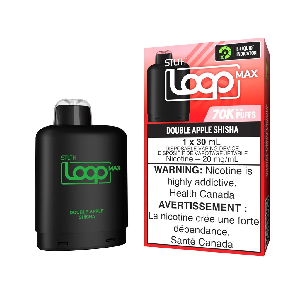 STLTH LOOP MAX POD DOUBLE APPLE SISHA