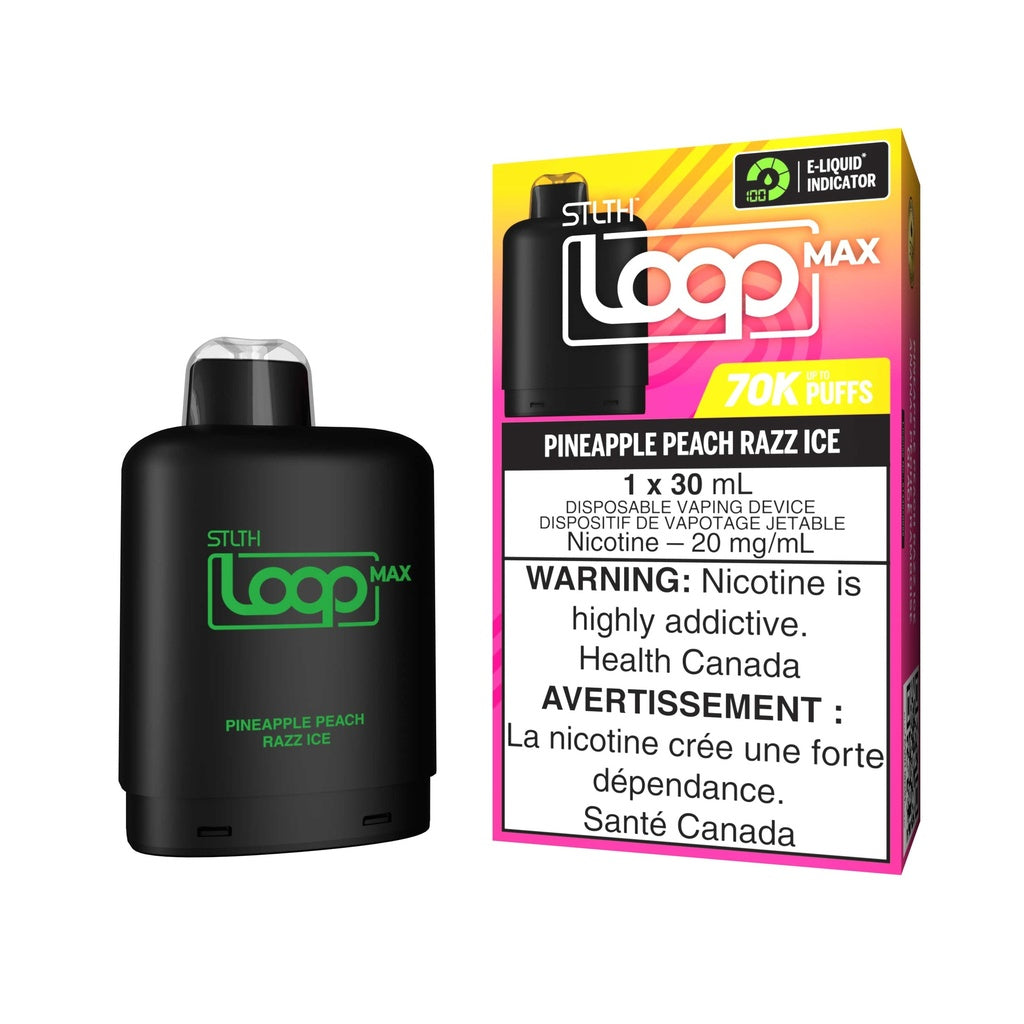 STLTH LOOP MAX POD PINEAPPLE PEACH RAZZ ICE