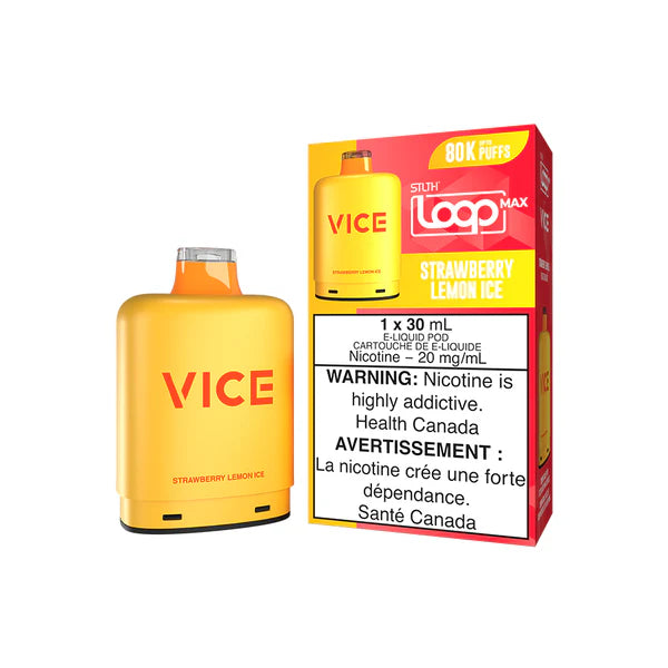 STRAWBERRY LEMON ICE - LOOP MAX X VICE
