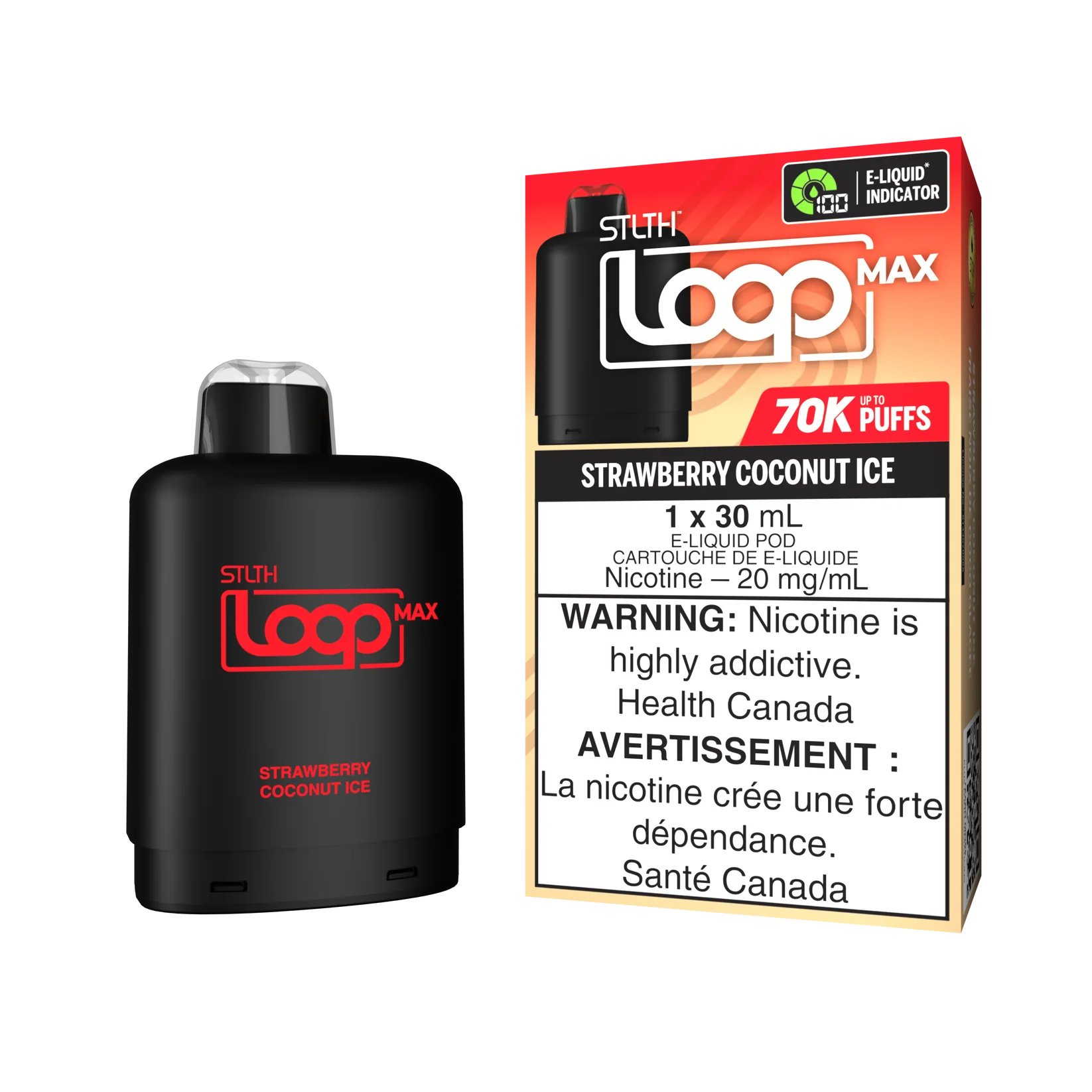 STLTH LOOP MAX POD STRAWBERRY COCONUT ICE