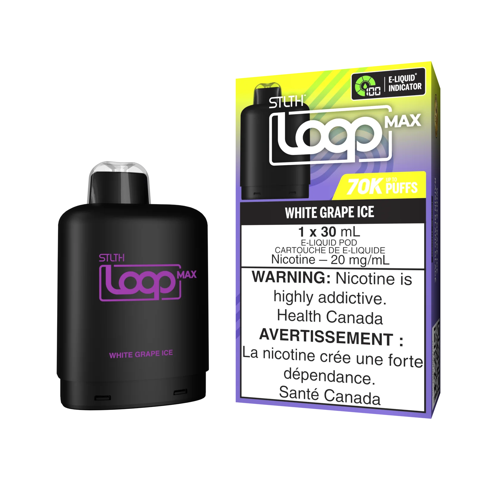 STLTH LOOP MAX POD White Grape Ice