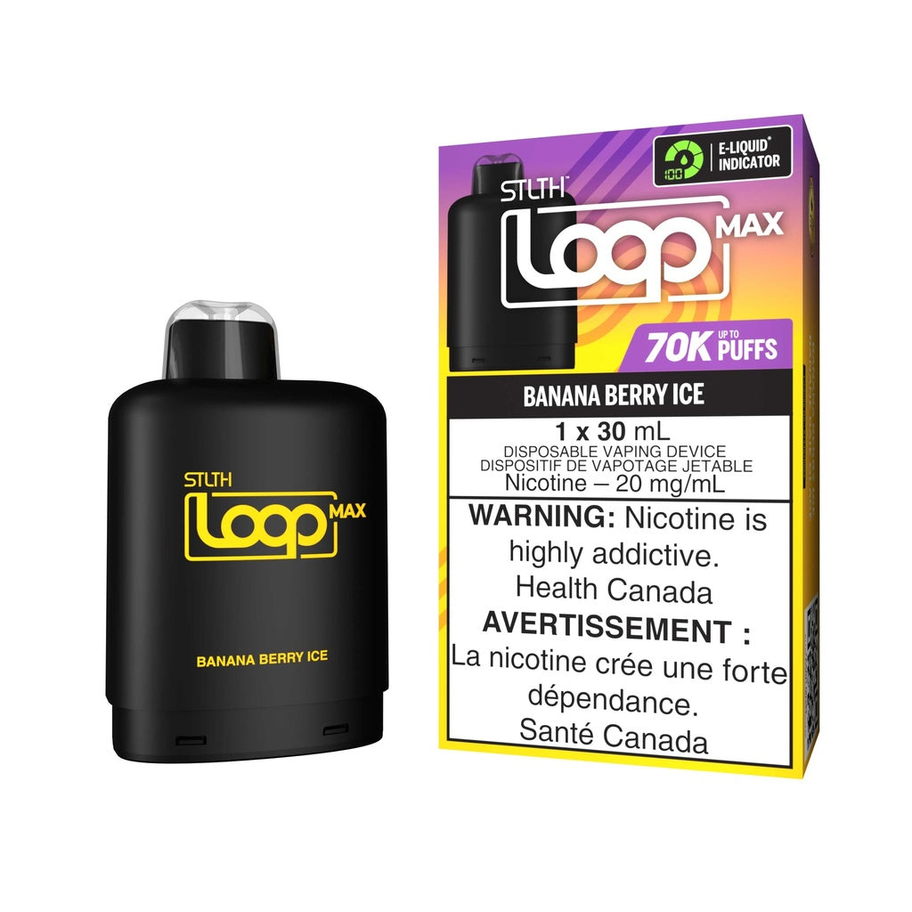 STLTH LOOP MAX POD BANANA BERRY ICE