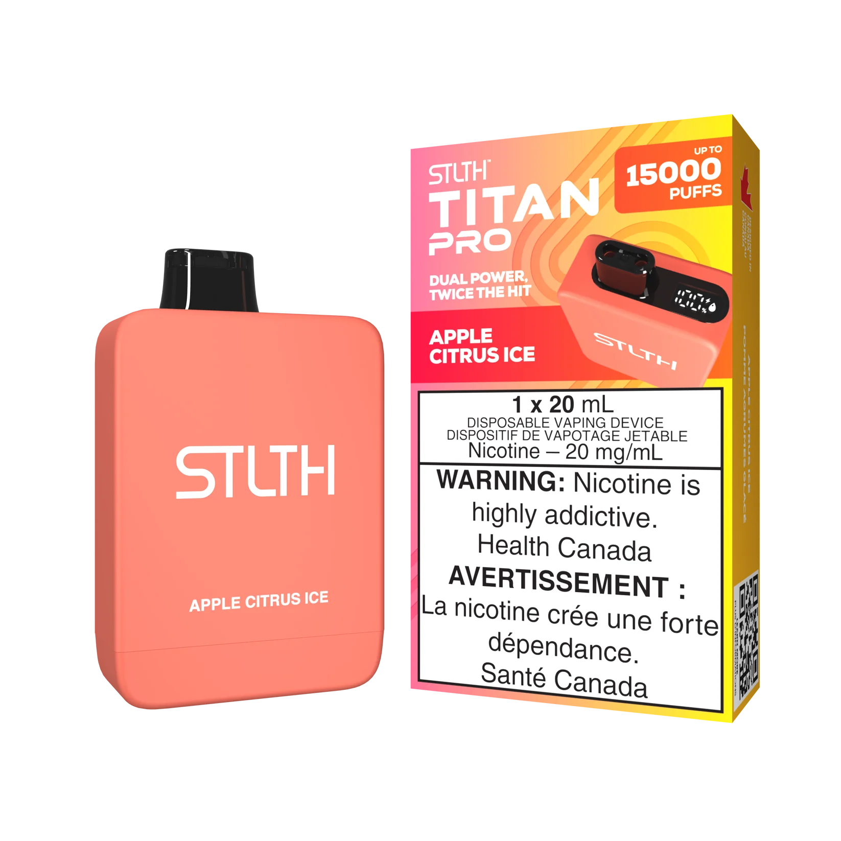STLTH TITAN PRO APPLE CITRUS ICE