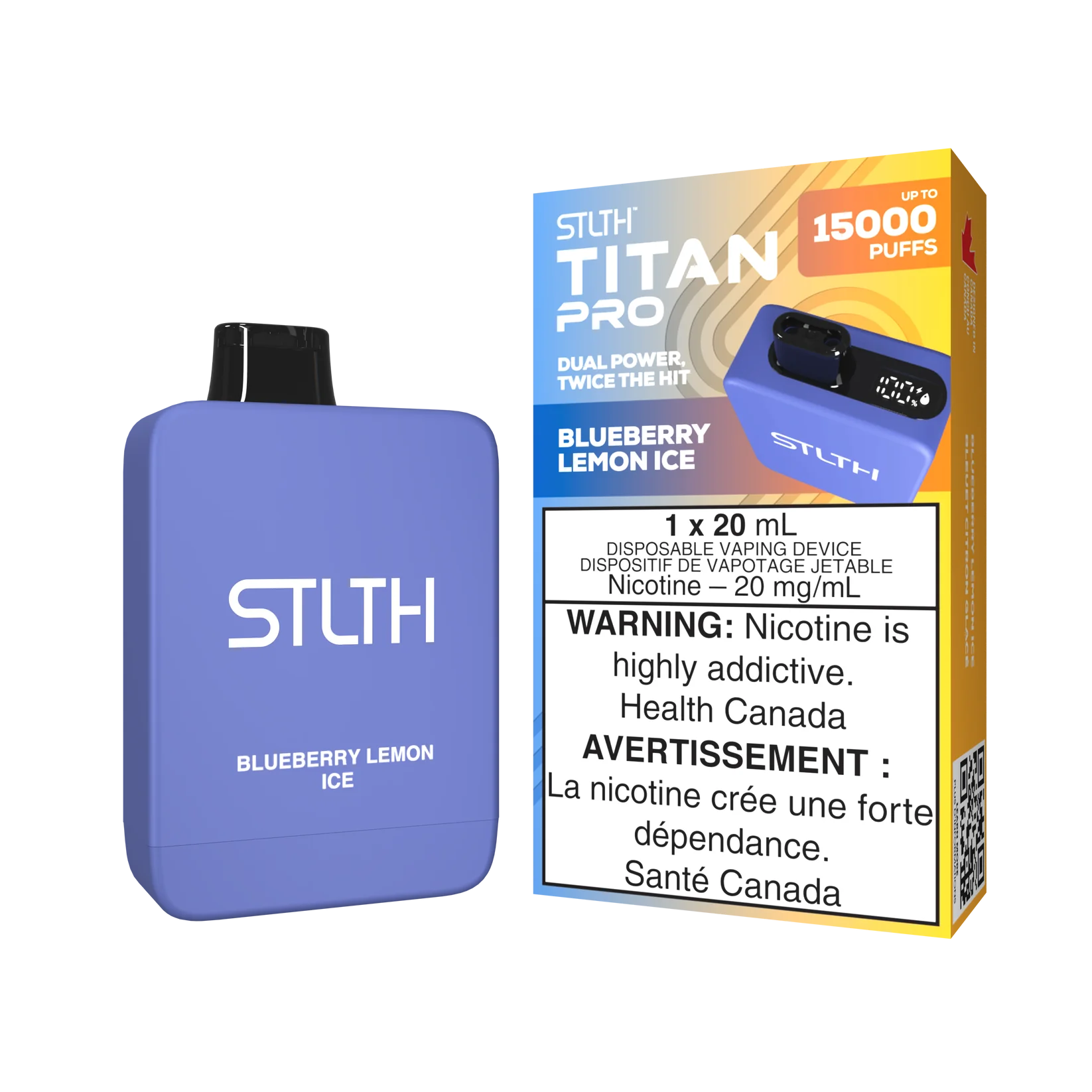 STLTH TITAN PRO BLUEBERRY LEMON ICE