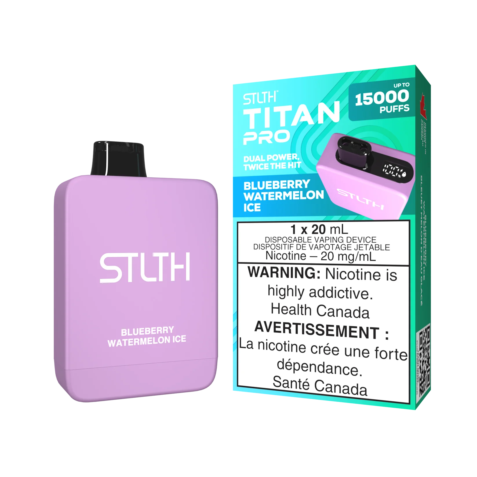 STLTH TITAN PRO BLUEBERRY WATERMELON ICE