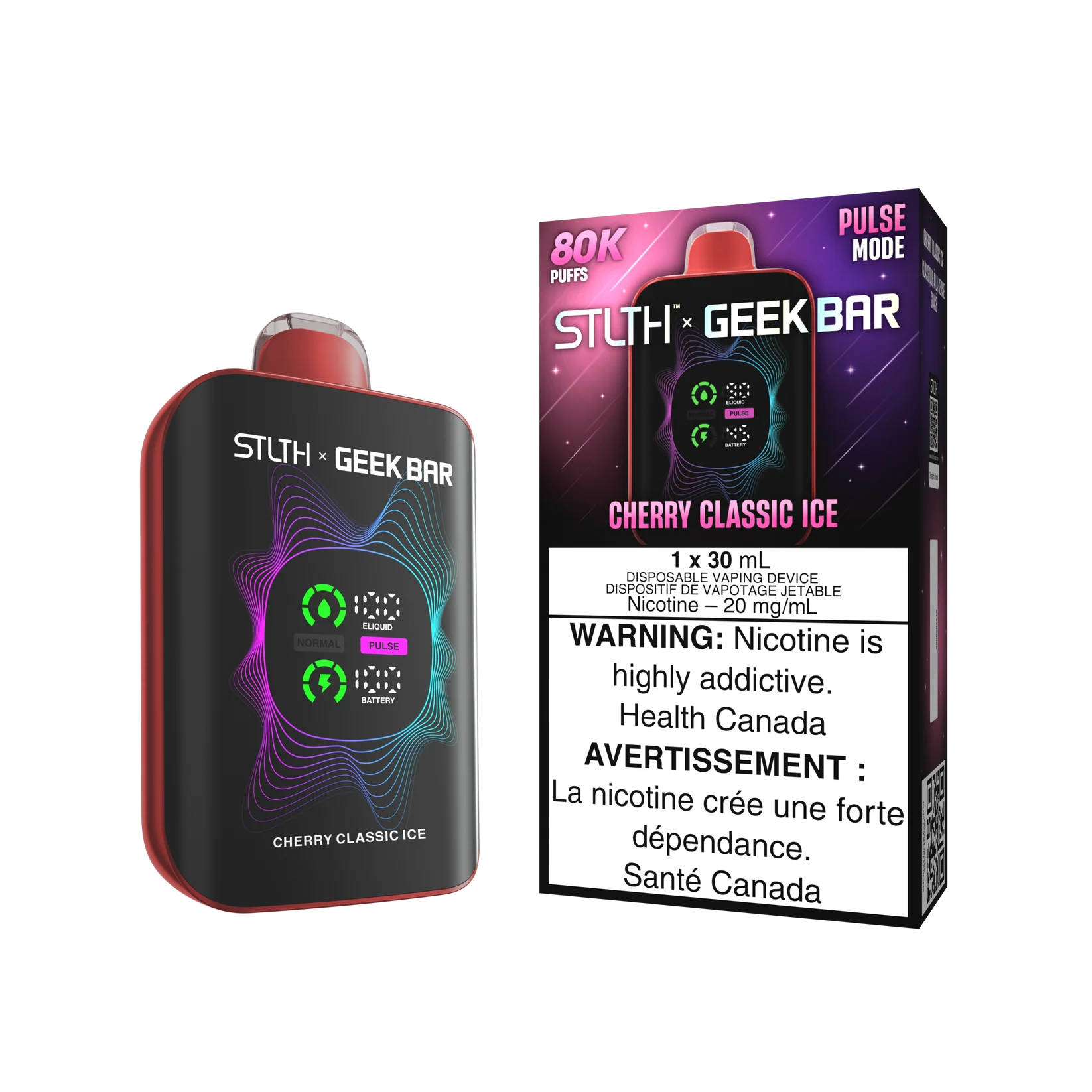 CHERRY CLASSIC ICE - STLTH X GEEKBAR