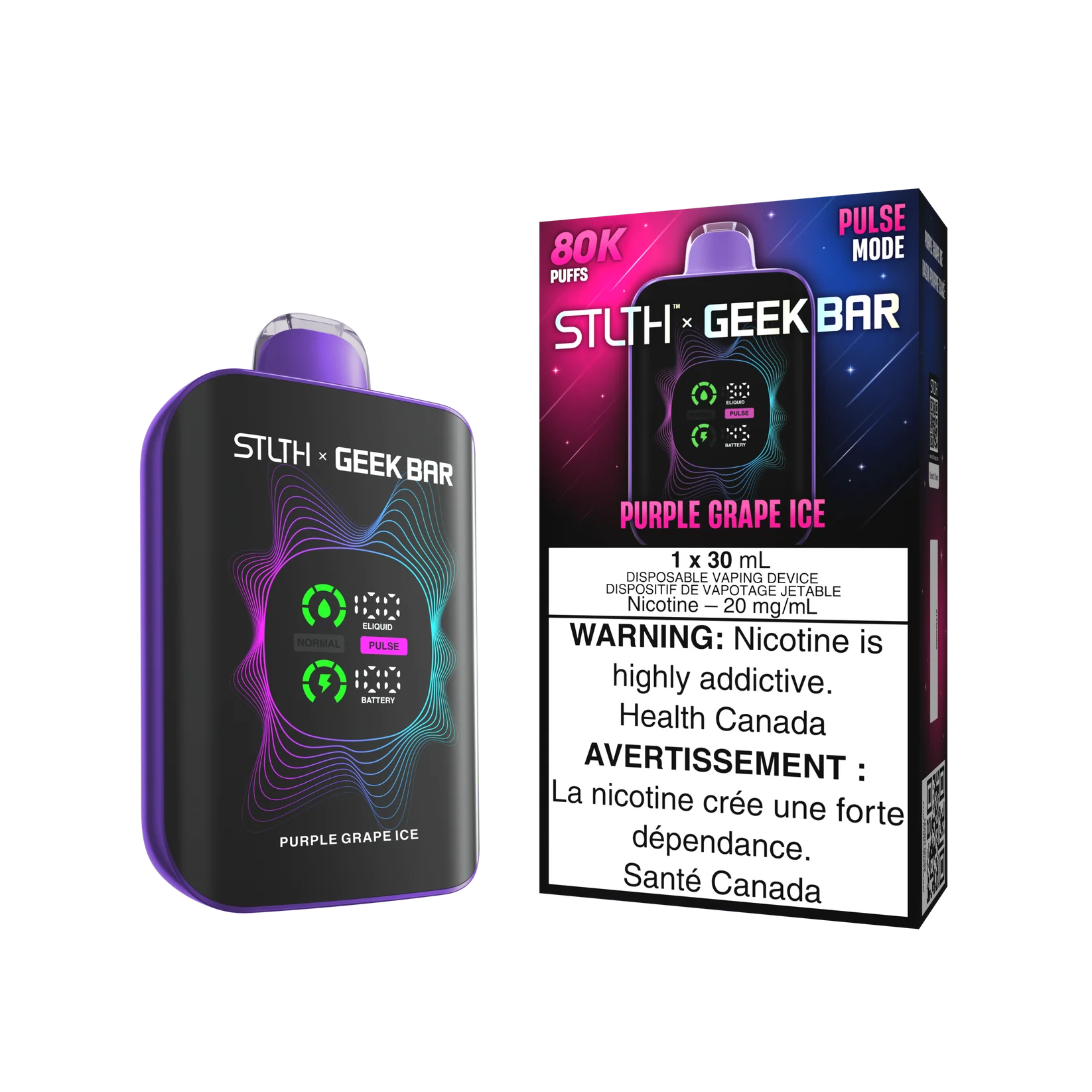PURPLE GRAPE ICE - STLTH X GEEKBAR
