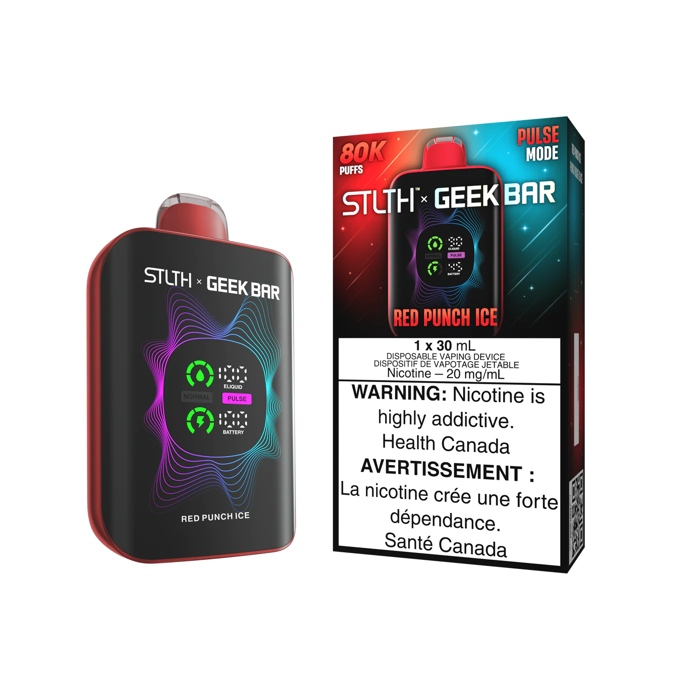RED PUNCH ICE - STLTH X GEEKBAR