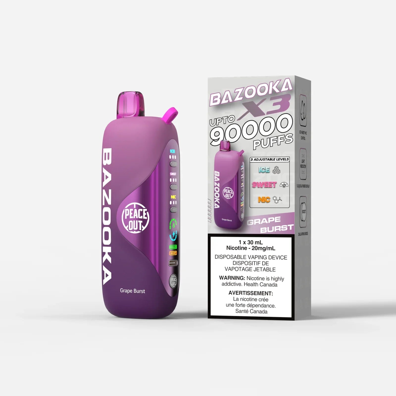 Grape Burst - Bazooka X3