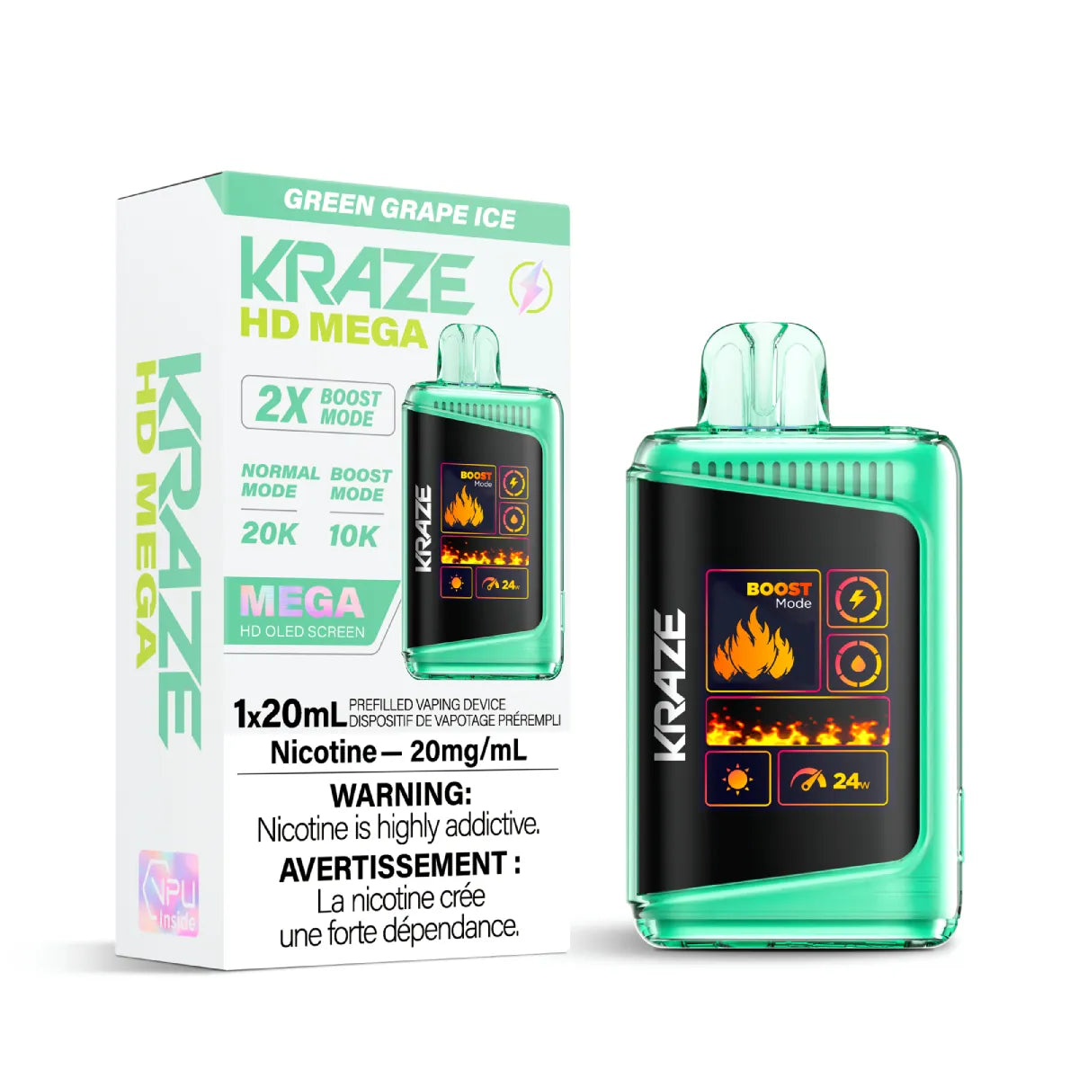 Kraze HD Mega - Lychee Ice